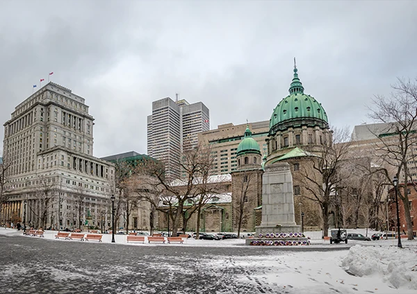 Vista destino Montreal, Canadá, estudiar en el exterior